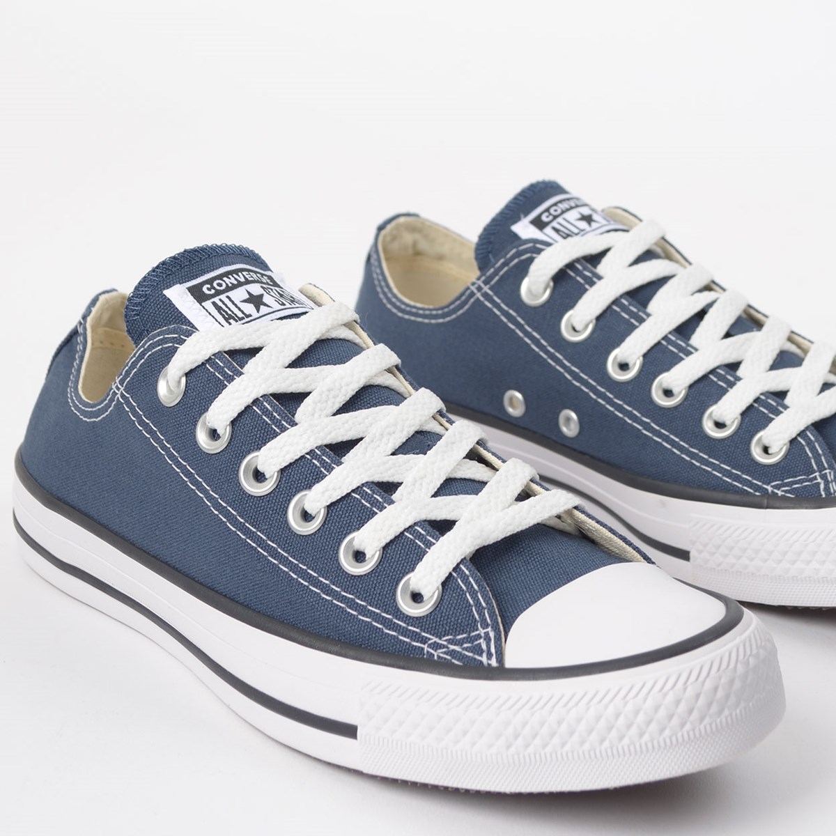 all star azul marinho cano baixo